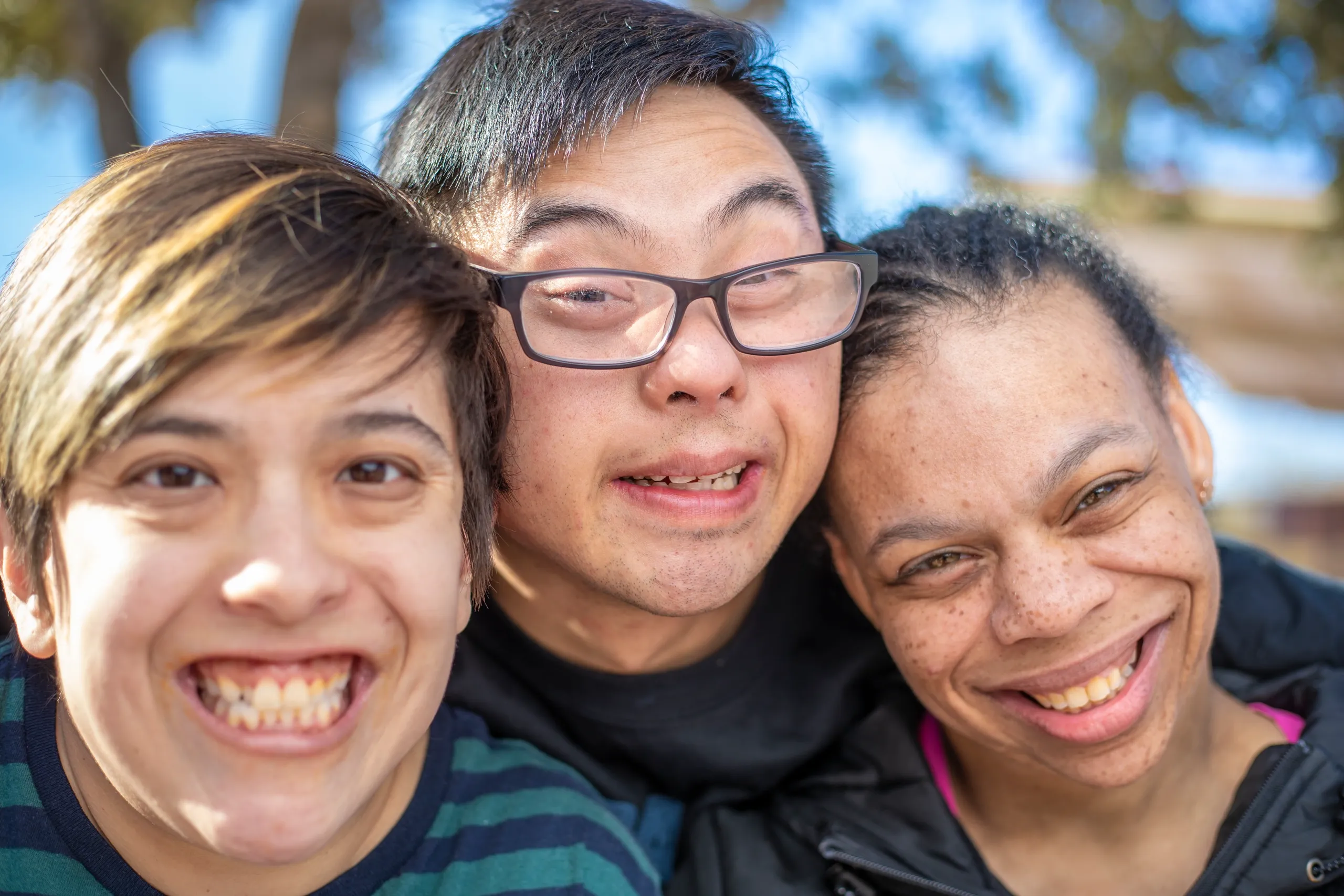 A group of people supported by Trusted Care Home Services
